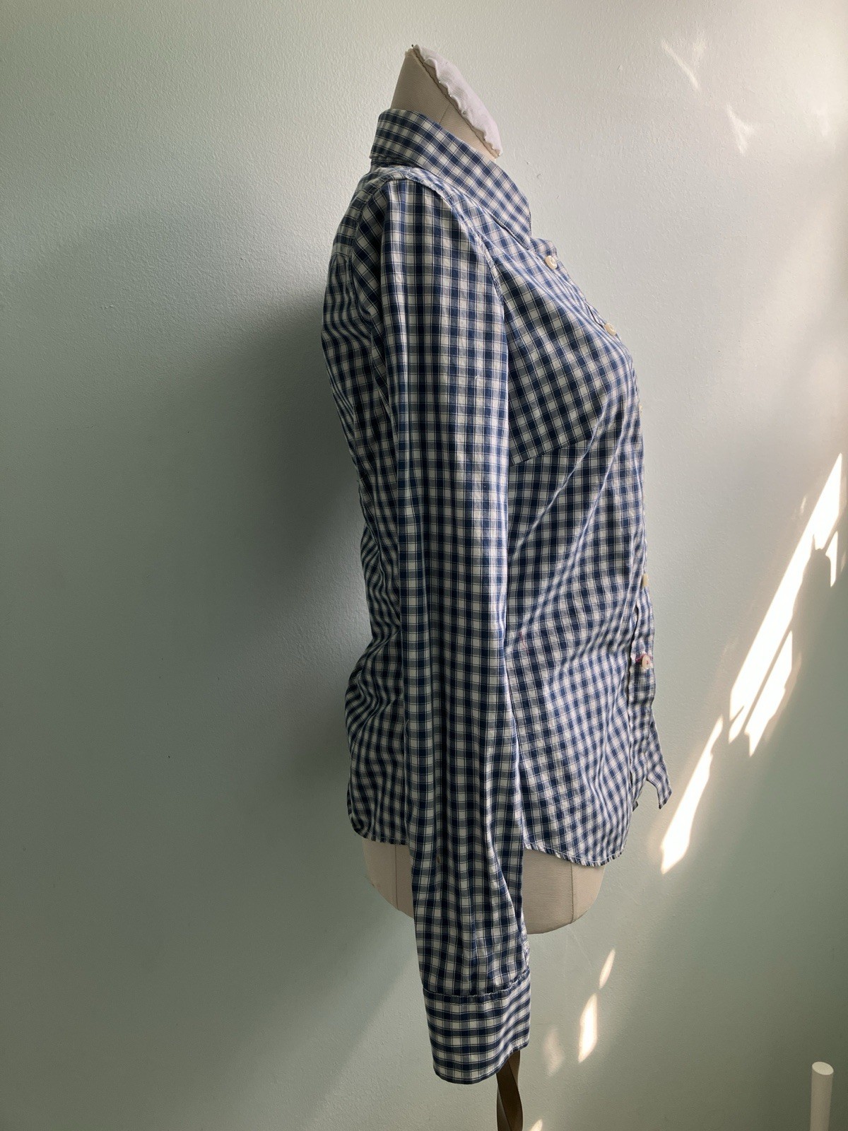 Jack Willis Gingham Buttonfront Shirt Dark Blue A… - image 3