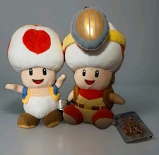 Little Buddy Super Mario Captain Toad Sitting Plush/ Super Mario Toad Plush