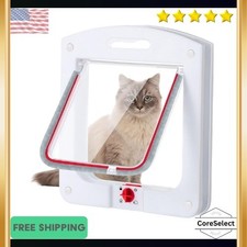 Pet Door for Cats and Dog, Cat Flap Door for Interior Exterior Cat Door Weather