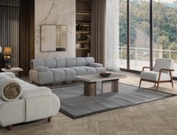 Luxus Wohnzimmer Set Sofa 3-Sitzer Sessel Top-QualitäT Modernes Design 3+1