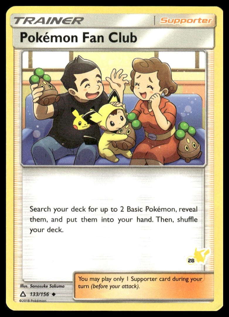 Pokemon Fan Club - (#28 Pikachu Stamped) 133/156 Battle Academy Pokemon TCG NM