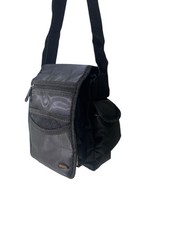 Enzo Unisex Travel Shoulder Bag Multiple Zipped Pockets & Adjustable Strap New