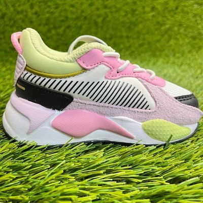 RSM⭐︎mamaです！ Puma RS-X Bouquet Toddler Size 5C Pink White Black Athletic Shoes