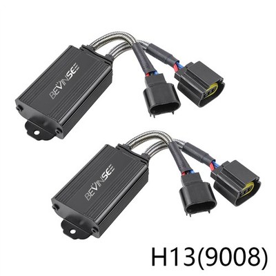 9008 H13 LED Headlight Bulb Canbus Error Anti Flicker Resistor Canceller Decoder