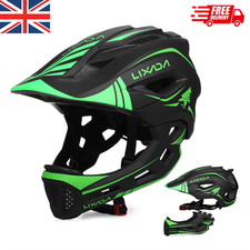 Kids 2 in 1 Full Face Bike Helmet Detachable Chin Guard MTB BMX Scooter Cycling