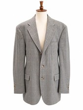 Tommy Hilfiger Gray Glen Plaid Sport Coat Blazer Classic Tailored Two Button 44R