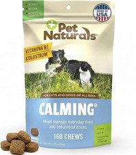Pet Naturals Calming Chews for Dogs and Cats, Anxiety Relief with Gentle Ingredi