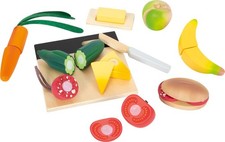 small foot Cuttable Lunch Set "fresh", wood, accessory for play kitchens  store