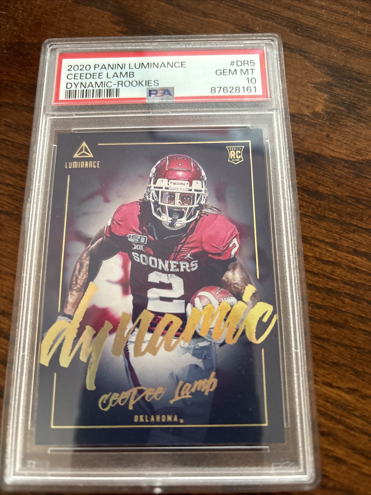 2020 Panini Luminance - Dynamic Rookies CeeDee Lamb #DR5 (RC)