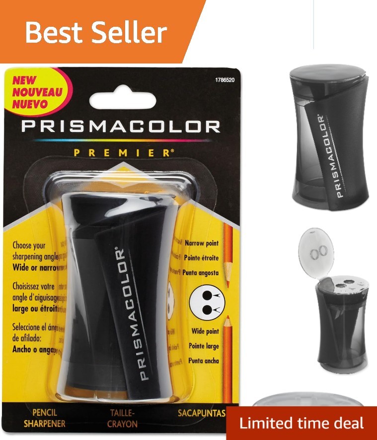 Sharpener - Translucent Black Design & Dual Blades