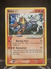 Gold Star Entei Holo #113 EX Unseen Forces English Edition