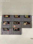 8 Super Nintendo Entertainment System (SNES) game untested