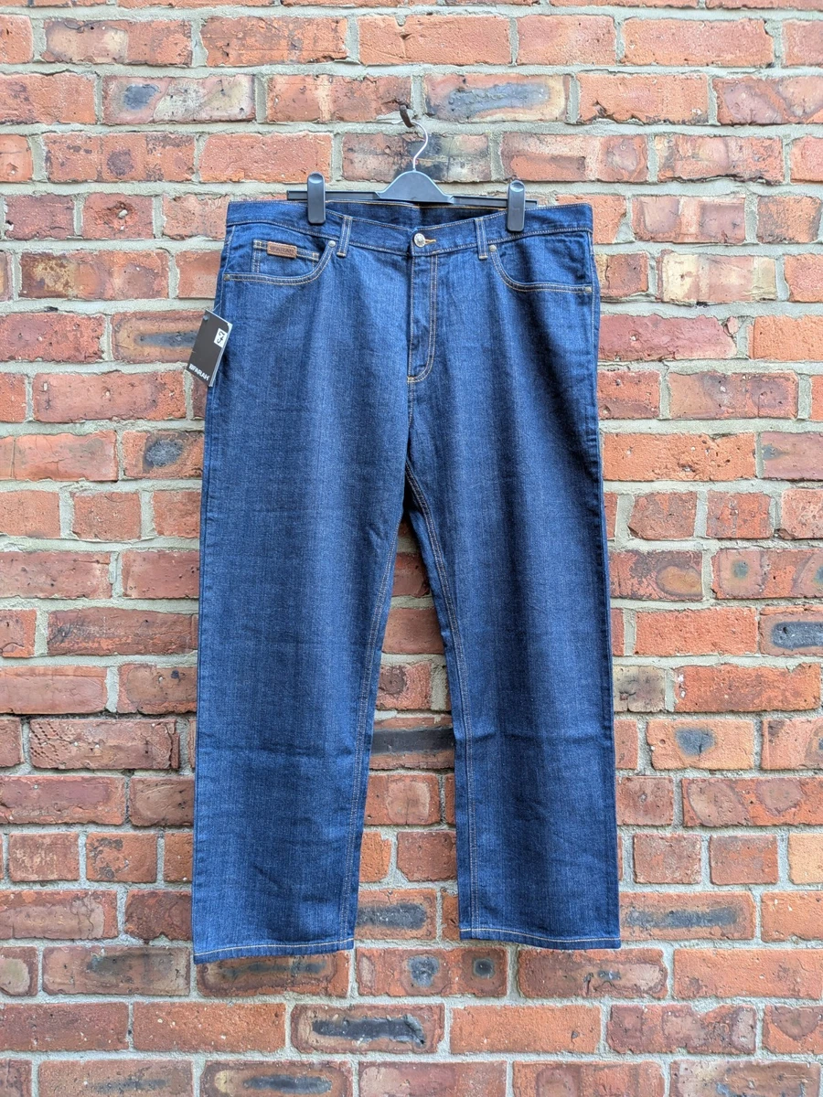 Farah Elm STR – Jeans Uomo Denim Rinse – Vestibilità Aderente – 79% Cotone, 20% Cotone Riciclato, 1% Elastan
