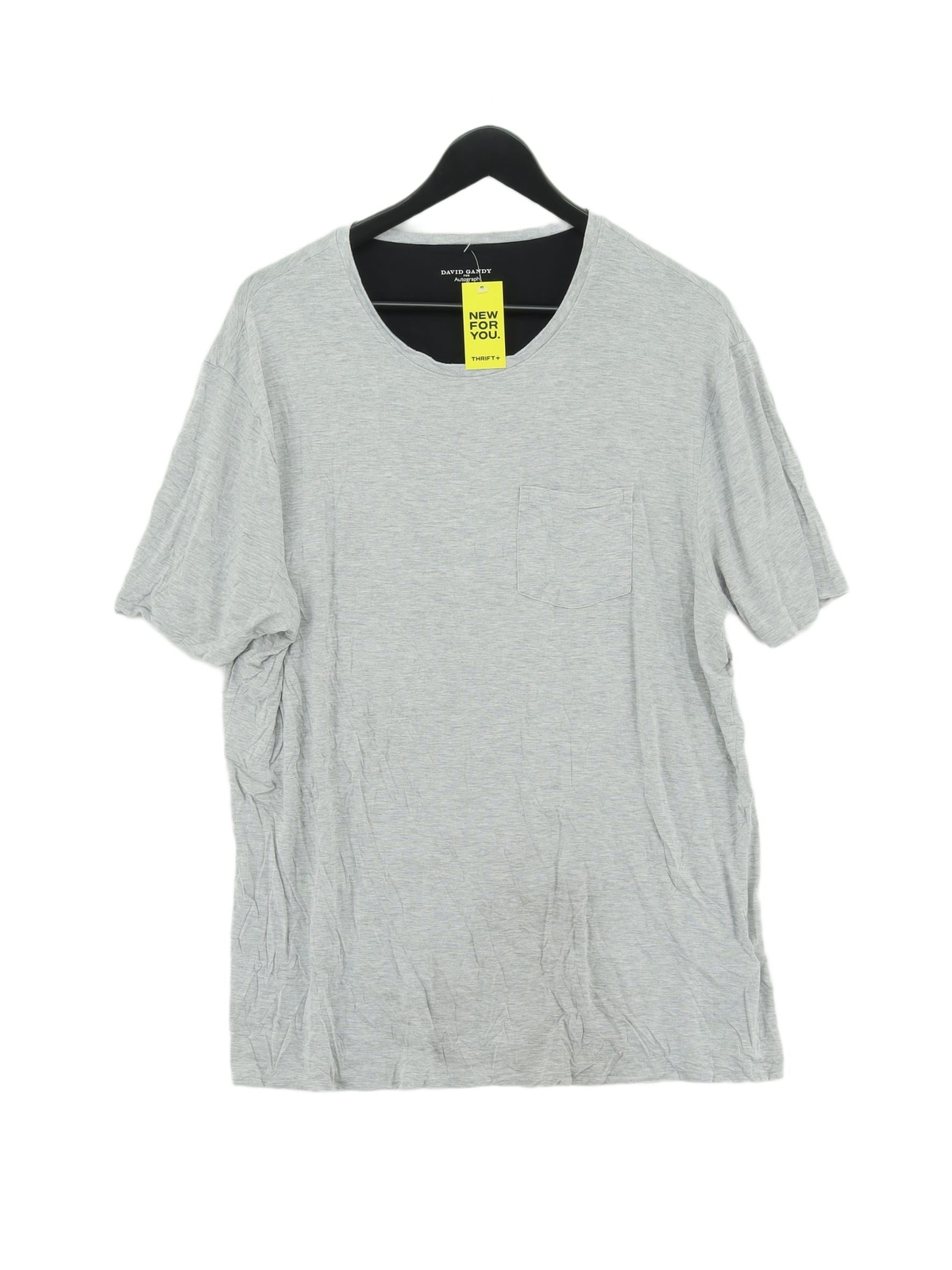 ALTRA T Shirt Uomo Autograph L Grigio Lyocell Modal con Elastan Altro Basic