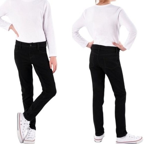 Member's Mark Denim Jeans Girls 14/16 Black Mid Rise Skinny Stretch Bonus Pop it - Picture 2 of 11
