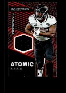 2019 Panini Obsidian Football Electric Etch Orange Leonard Fournette #AM-12