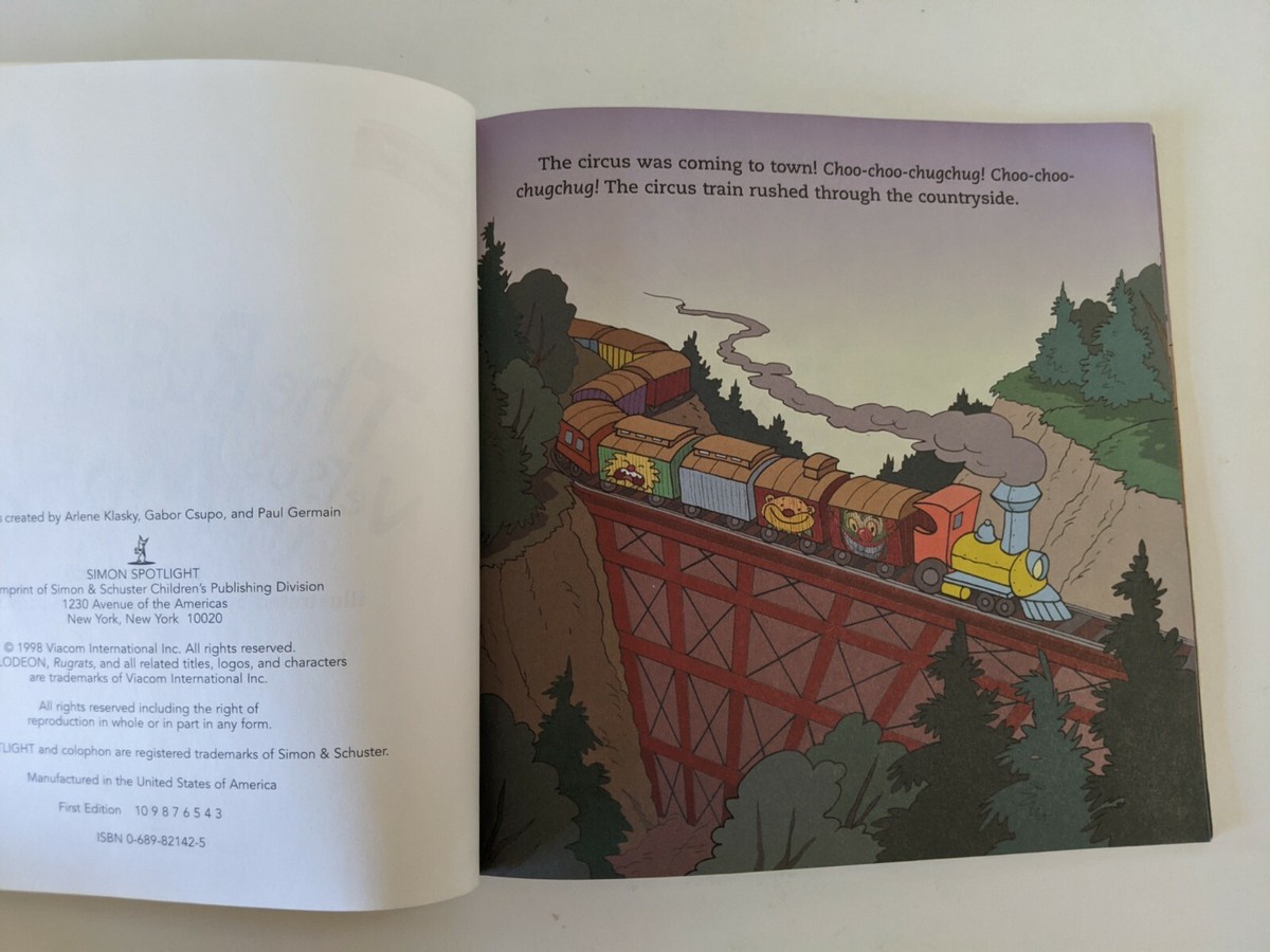 1998 Book Rugrats Versus The Monkeys Australia