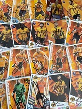 match attax, Shoot Out And Other WOLVERHAMPTON WANDERERS SIGNED CARDS