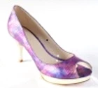 NEW Women's 12B ZOFIE Shoes LUCIA Platform PEEPTOE Pump Pink Purple Marabella 3"