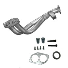 Hosenrohr Auspuff + Anbausatz für Opel Astra F 1.4i Corsa B 1.4i Tigra A 1.4i