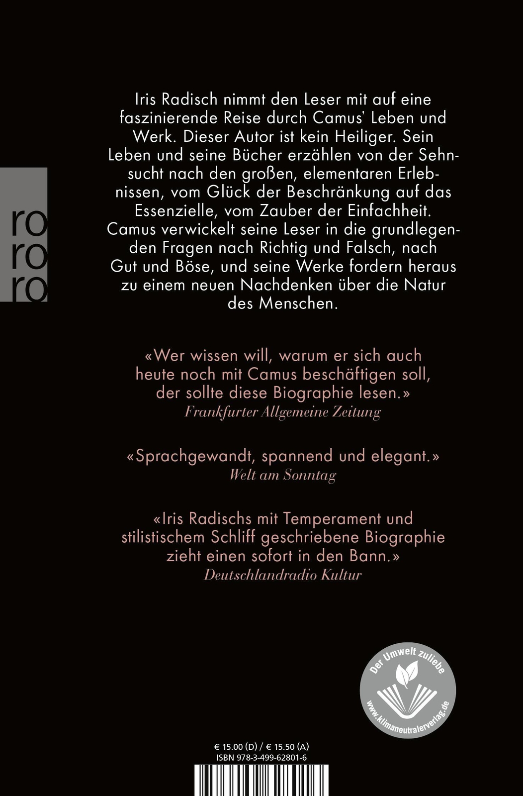 Thumbnail - Camus Das Ideal Der Einfachheit. Eine Biographie Iris Radisch