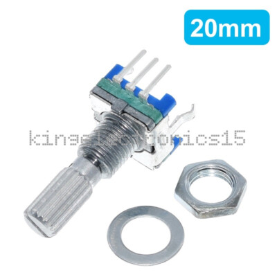 5 PCS Rotary encoder with switch EC11 Audio digital potentiometer 20mm handle K9