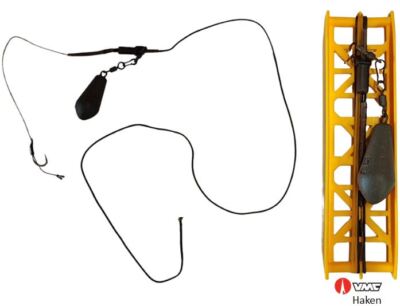 Life Orange RUNNING DISTANCE Lauf-Rig 50cm 56g 85g Hakengr.4 Karpfenangeln