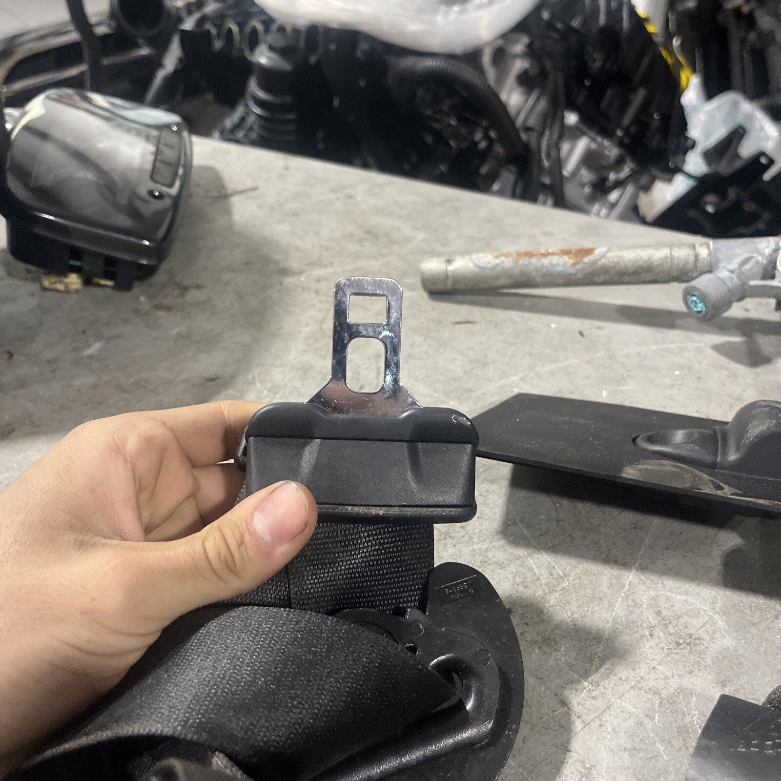 MASERATI GHIBLI FRONT LEFT SEAT BELT SEATBELT RETRACTOR & TENSIONER OEM 14-20 ✔️