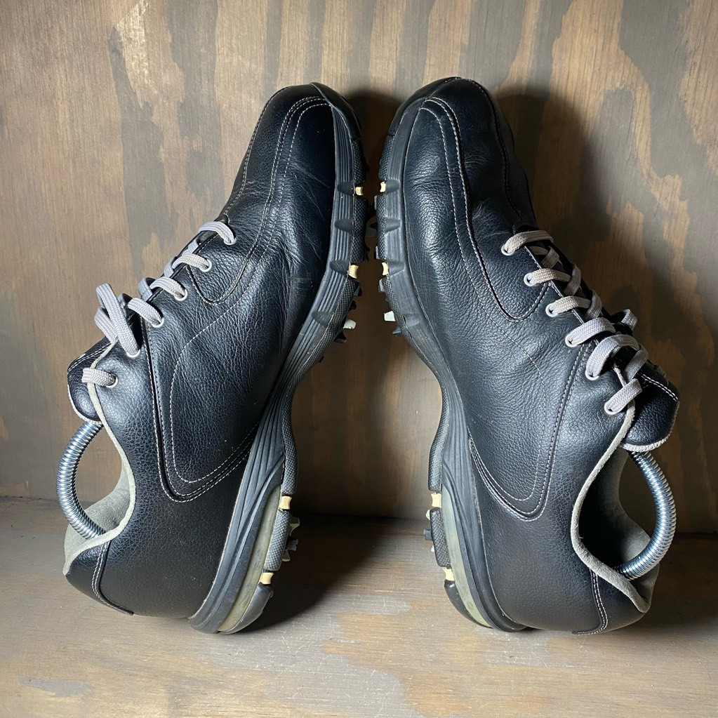 Nike Mens Air Max Revive Golf Shoes Black White 31745… Gem