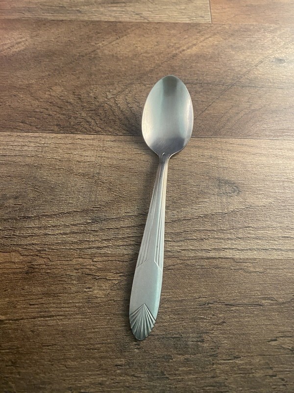 Stainless Steel Teaspoon Art Deco Design Unknown Pattern 