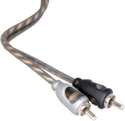 Rockford Fosgate RFI-3 3' Twisted Pair Signal Cable 3' (1 Meter) RCA Cable