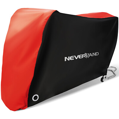 NEVERLAND Motorradplane Motorrad Abdeckung Wasserdicht Abdeckplane für bis 295CM