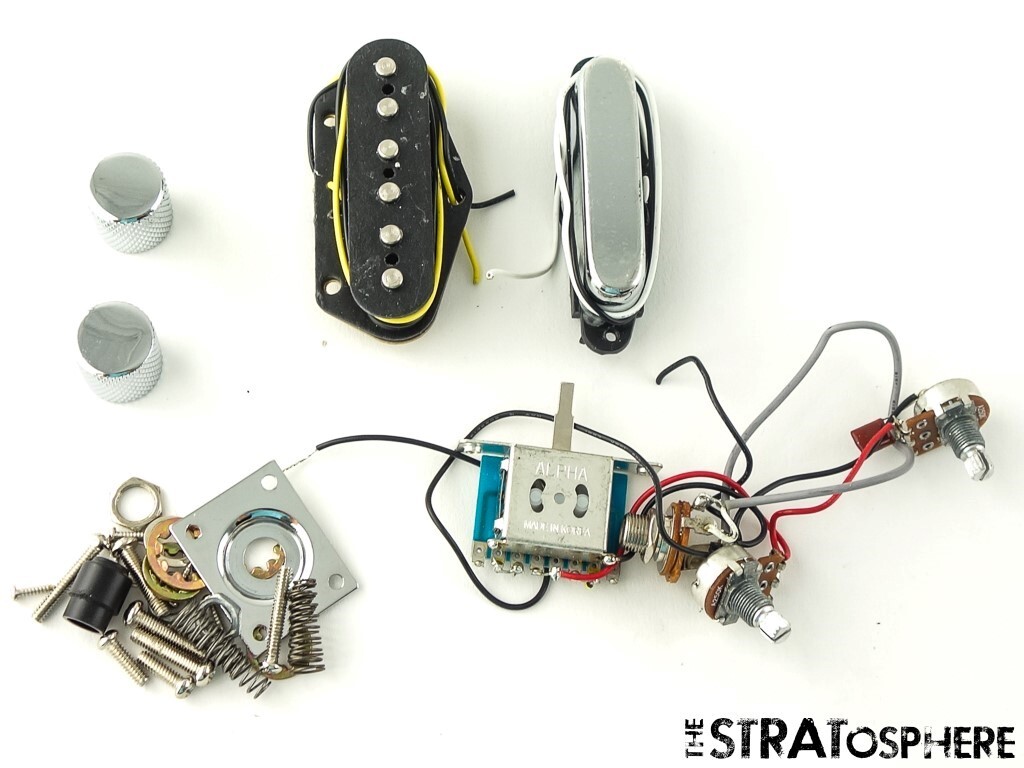 Fender Squier Affinity Series Tele PICKUPS POTS KNOBS Telecaster