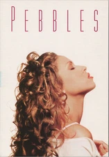 Pebbles Straight From The Heart Music Album Promo postcard RC