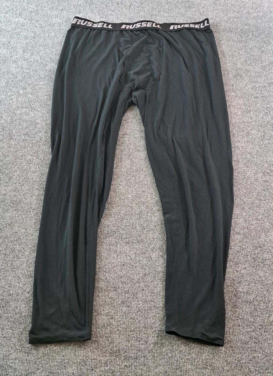 Russell Athletic Compression Running Tights Mens XL Black Pants