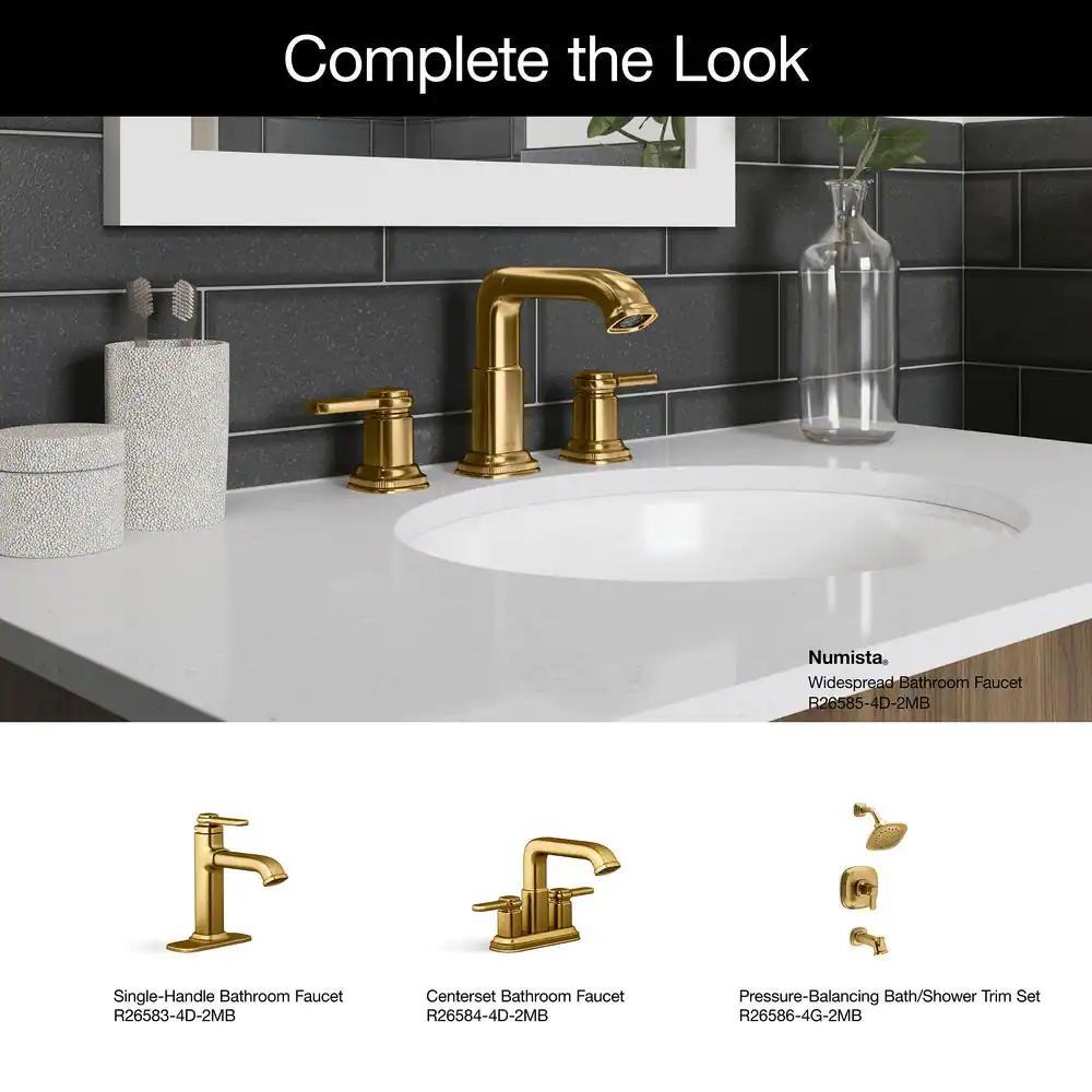 Kohler Numista Bathroom Faucet 6.21in 2Handle In Vibrant Brushed
