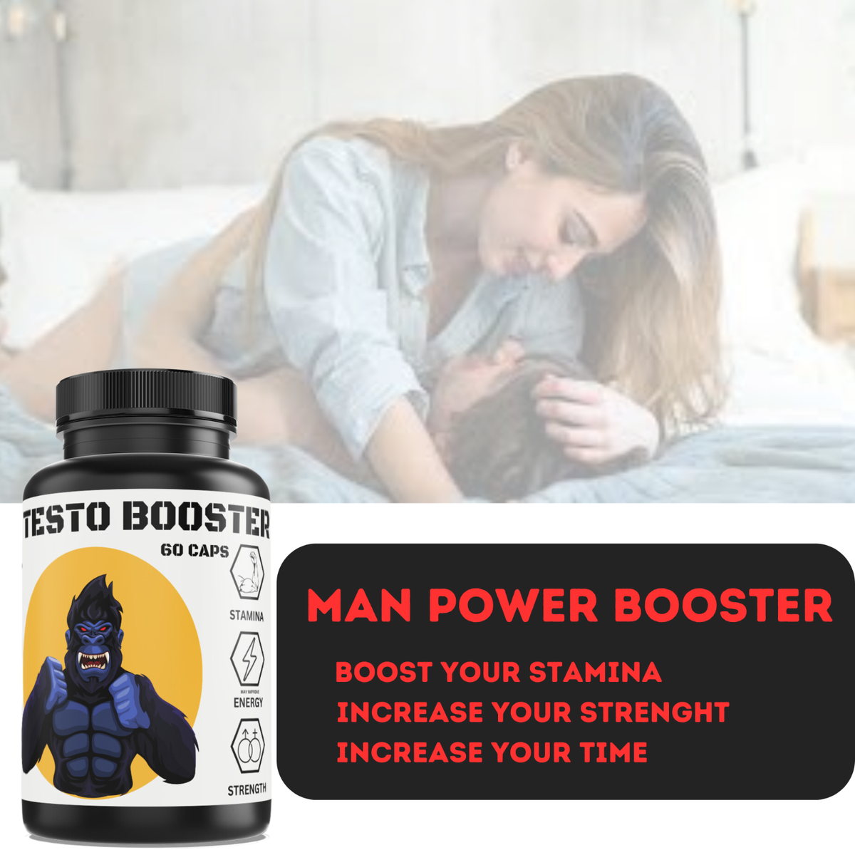 Booster De Testostérone Boldfit - Extrêmement Puissant - 60 Comprimés - Fabriqué En Inde
