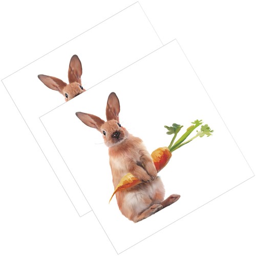 2 Sheets Easter Decoration Wall Decal Rabbit Sticker Stickers eBay