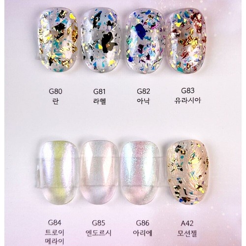 BEVLAH Dancer Glitter Gel 8 Type Set Nail Glitter Nail K-Beauty - Picture 8 of 8