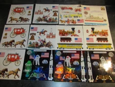 12 Sheets Mrs Grossman Stickers~ Great Adventures-Apollo/Fire Engines+ MG 406-03