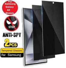 2X Samsung S24 Ultra S24 Plus S24 Privacy Tempered Glass Screen Protector