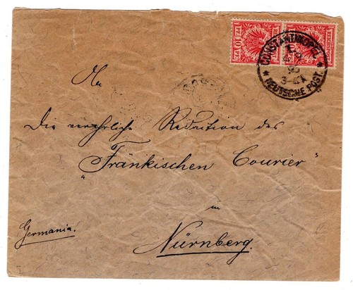 Turkey Precursor V47d Schöner Letter Like Mef (T9986