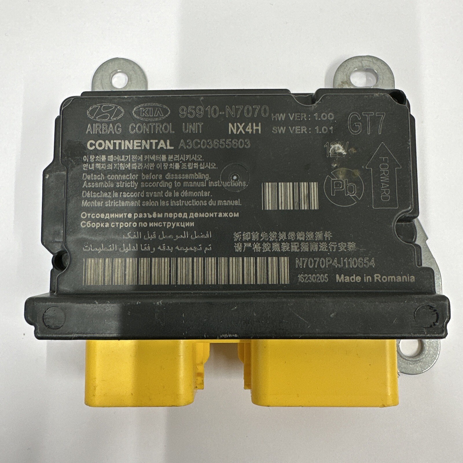 KIA HYUNDAI Airbag Control Unit Module 95910N7070. ( Hyundai  