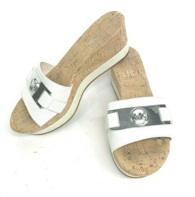 michael kors platform slides