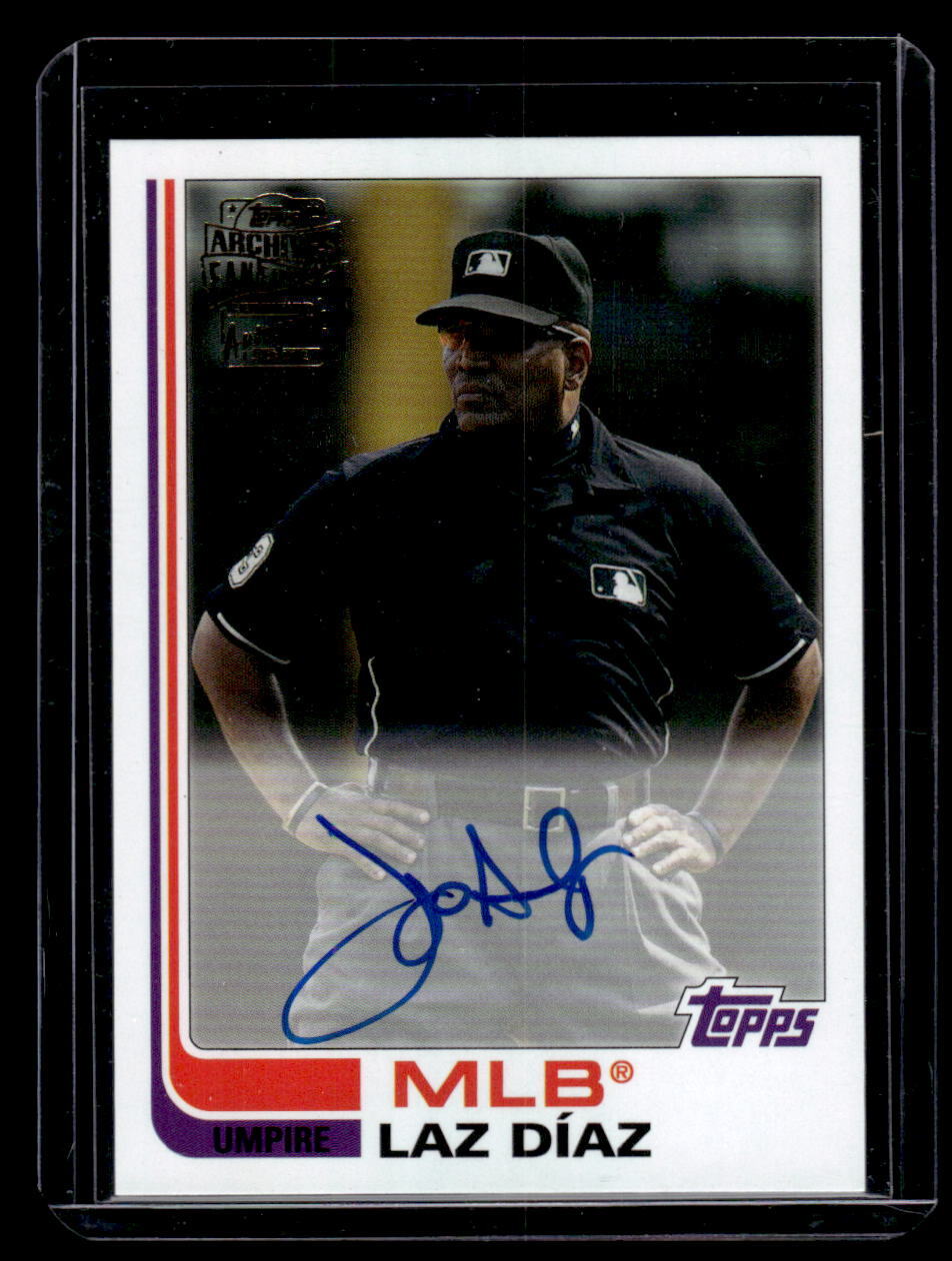 2019 Topps Archives Laz Díaz FFA-LD