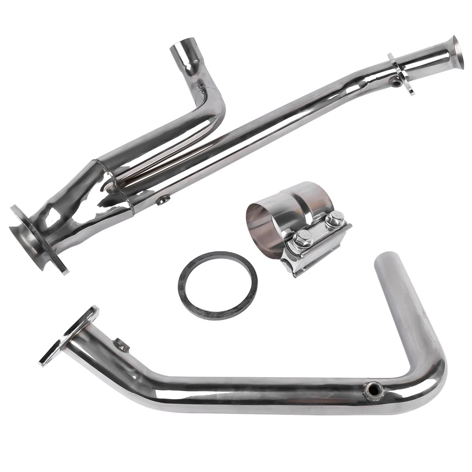 Tubo en Y de escape de acero inoxidable para Chevy GMC 2x4 4x4 Sierra Silverado 5.3 1999-2006 Foto 3 de 4