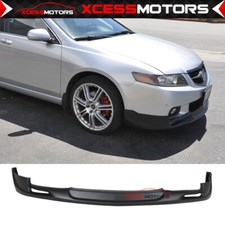 Fits 04-05 Acura Tsx Mugen Style Front Bumper Lip Spoiler Splitter Unpainted Pu