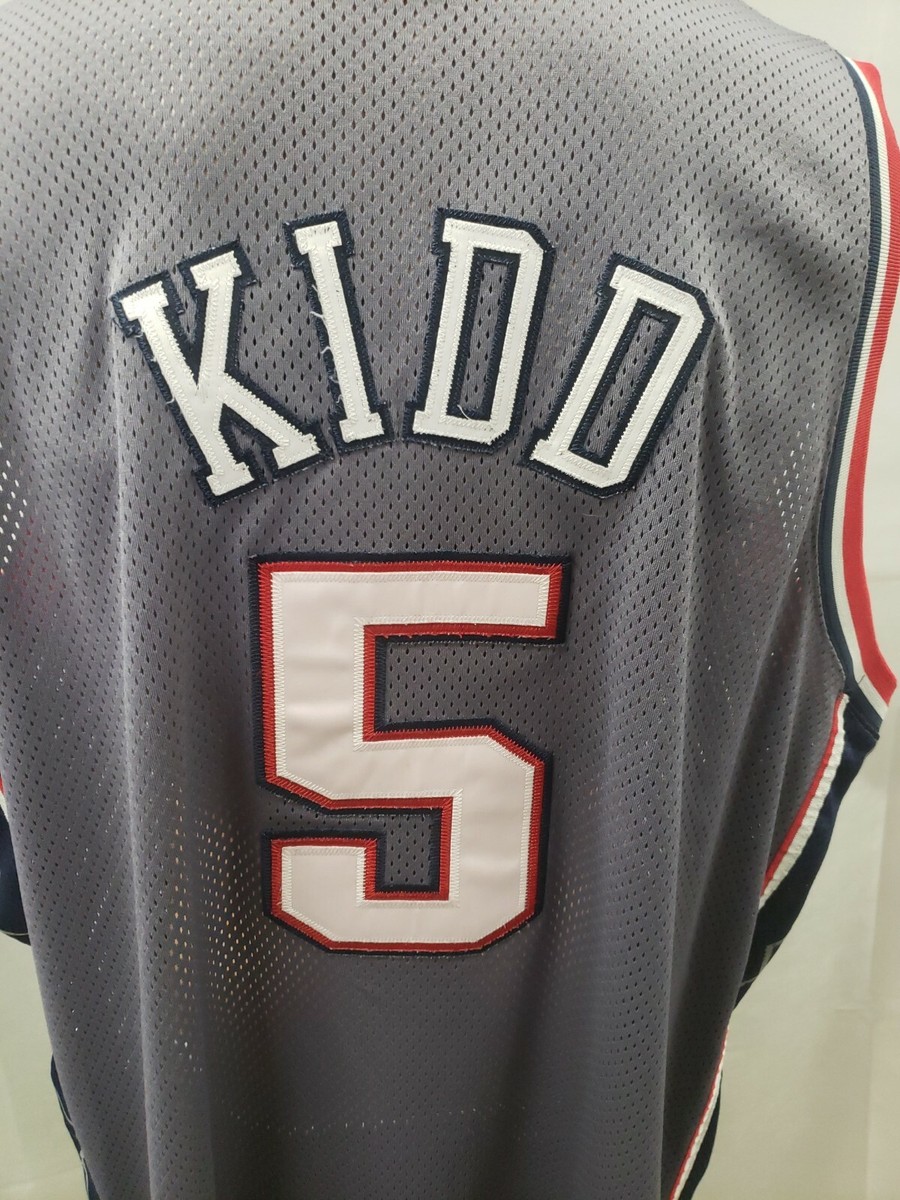 Vintage Jason Kidd New Jersey Nets Authentic Champion Jersey