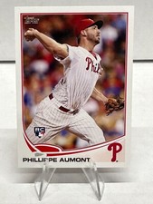 2013 Topps Baseball Card #646 Phillippe Aumont RC Philadelphia Phillies