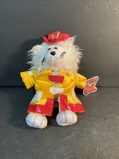 NEW w/ TAG Angelic Beans by Protech Bible Fireman Lion 9 Plush Compassion Love